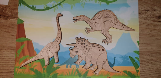 diplodocus, triceratops, spinosaurus