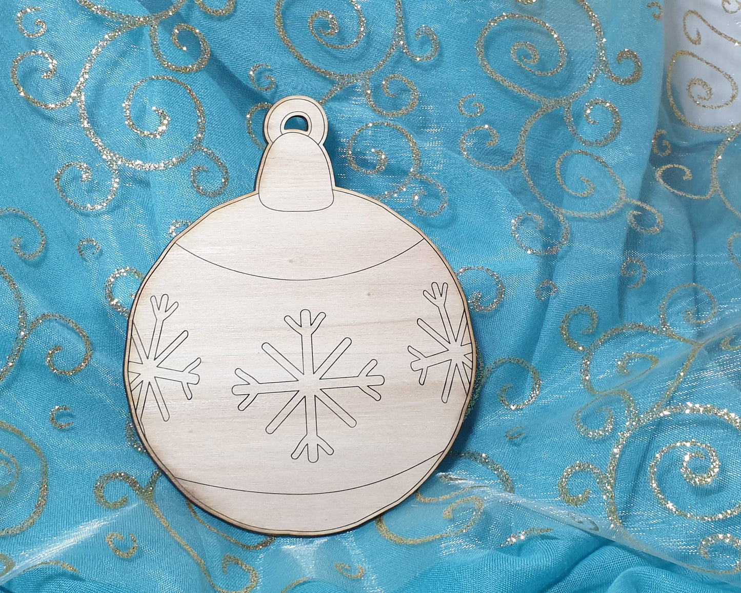 Boule de Noël à peindre