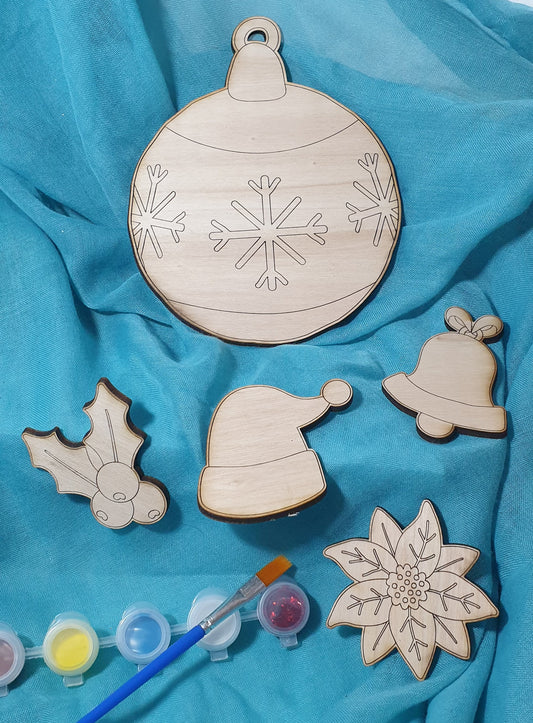 Boule de Noël 2 à peindre