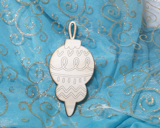 Boule de Noël longue à peindre