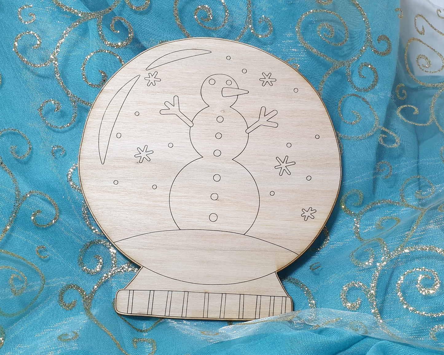 Boule à neige à peindre