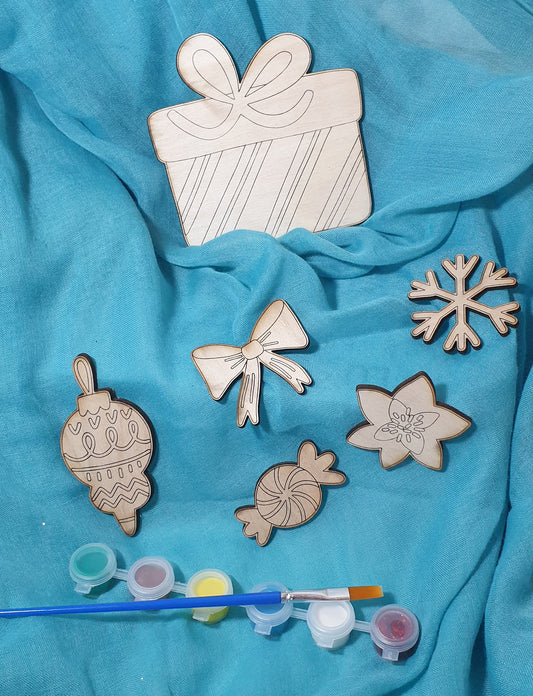 Cadeau de Noël à peindre