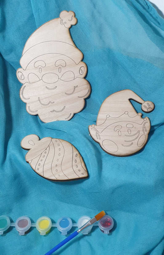 Père Noël 2 à peindre