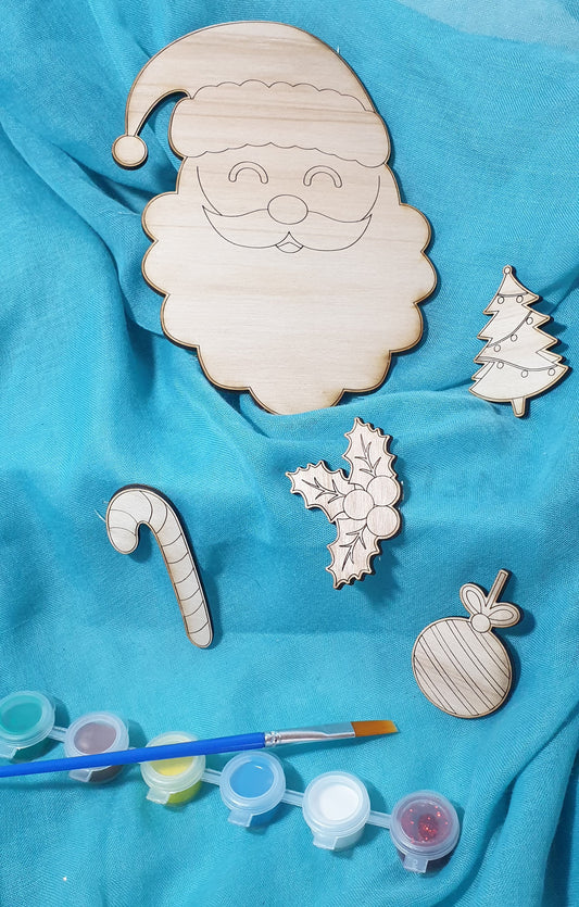 Père Noël à peindre