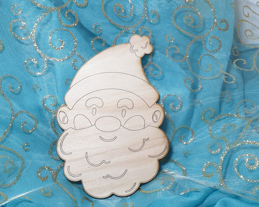 Papa Noël à peindre