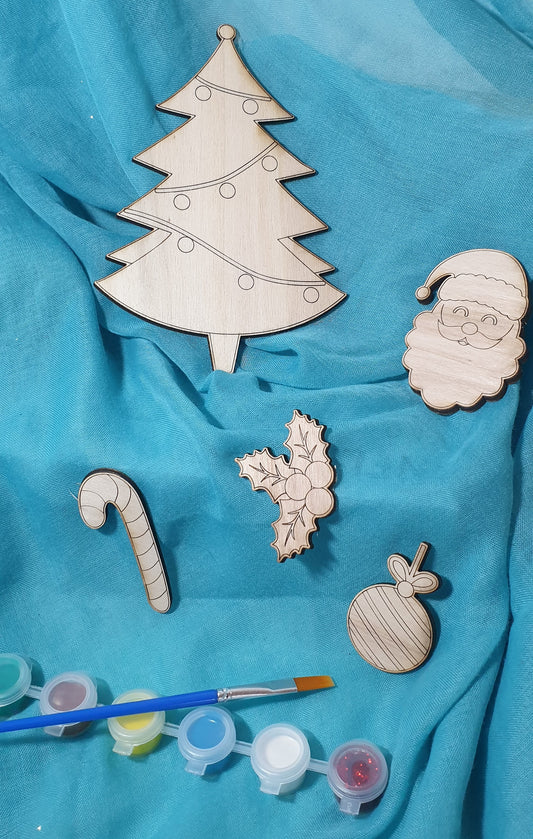 Sapin de Noël 2 à peindre