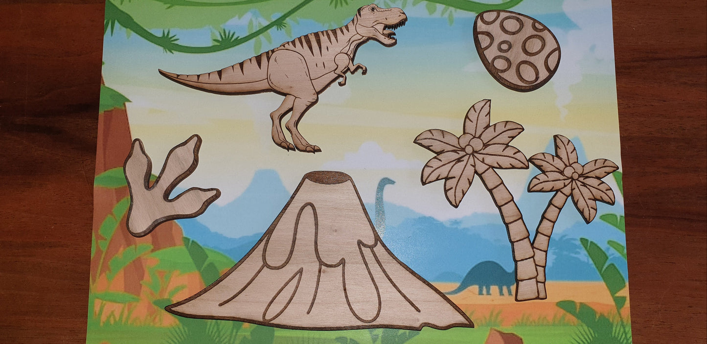 T-Rex à peindre